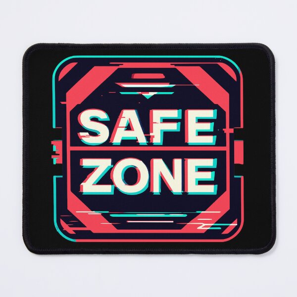 Item preview, Safe zone Retro Gaming Glitch designed and sold by TomFrontierArt.