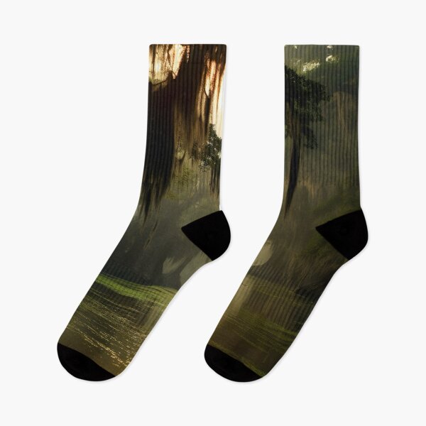 Item preview, Hot summer day in the Bayou County swamp in the style of an oil painting designed and sold by Pflugart.