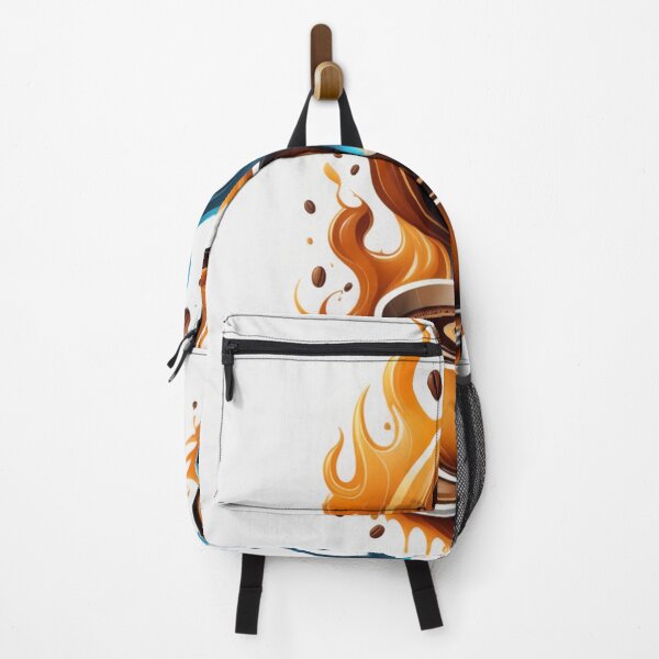 Item preview, For the Love of Coffee - Epic Beauty - Colored Flames and Elegant Coffee Mug and Coffee Beans designed and sold by Butler in the Home.