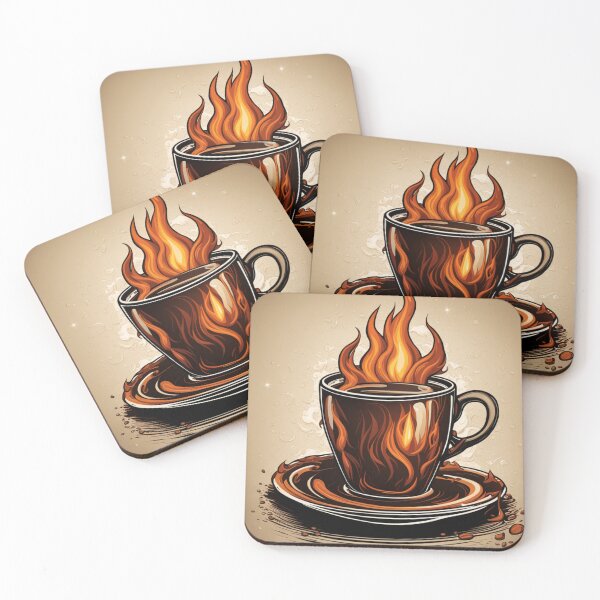 Item preview, For the Love of Coffee - Epic Beauty - Fire and Flames Elegant Coffee Mug designed and sold by Butler in the Home.
