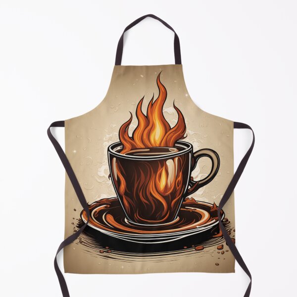 Item preview, For the Love of Coffee - Epic Beauty - Fire and Flames Elegant Coffee Mug designed and sold by Butler in the Home.