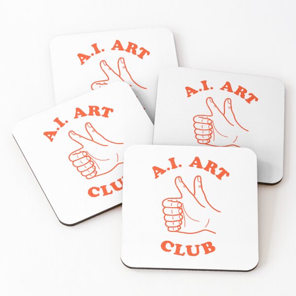 Item preview, AI Art Club - funny Midjourney DALL-E meme for artists, illustrators, and designers designed and sold by thedesigngarden.