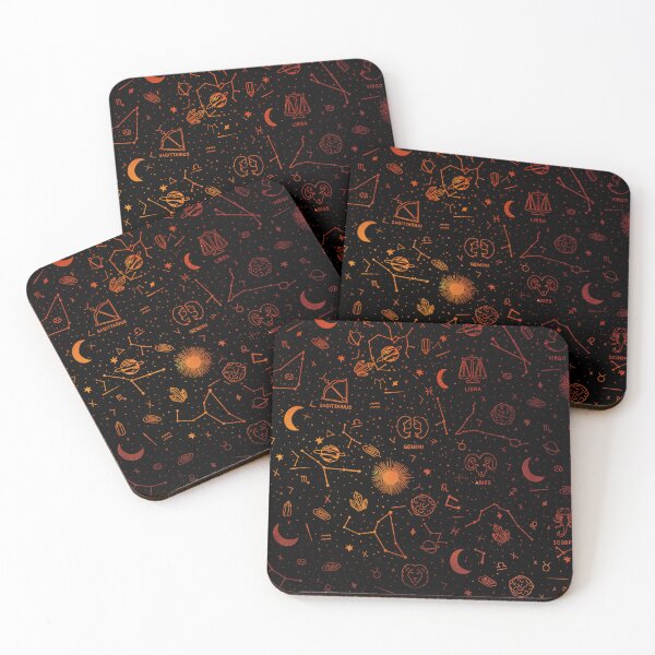Item preview, Star sign pattern - orange designed and sold by MickeyEdwards.