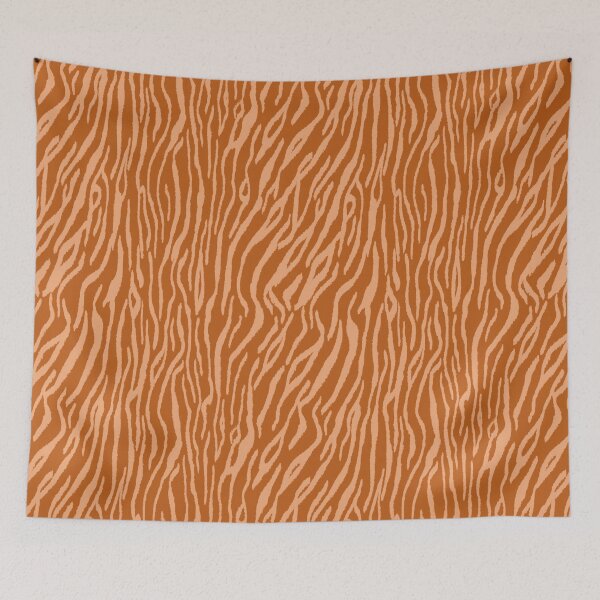 Item preview, Tiger, warm orange, modern tiger camouflage designed and sold by Samantha  Woodford.