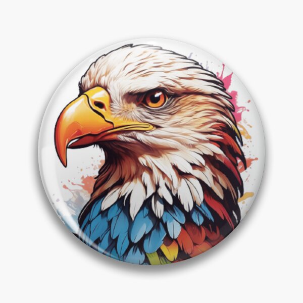 Item preview, American Blad Eagle Head Rainbow designed and sold by martin max.