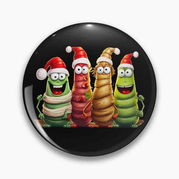 Item preview, Christmas Funny Worms designed and sold by Elisabeth840.