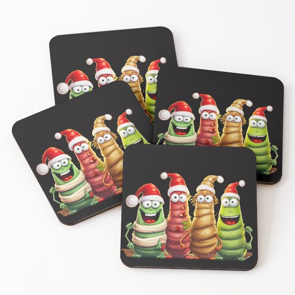 Item preview, Christmas Funny Worms designed and sold by Elisabeth840.