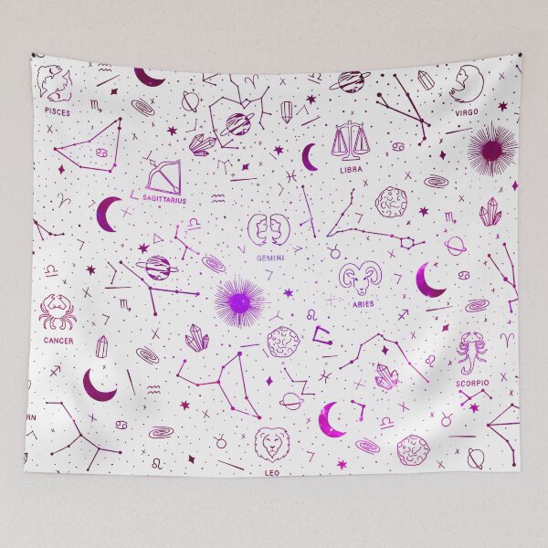Item preview, Star sign pattern - pink designed and sold by MickeyEdwards.