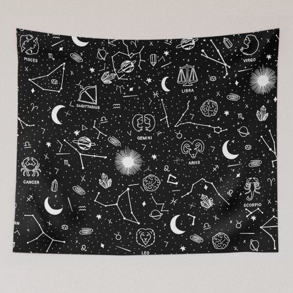 Item preview, Star sign pattern - white designed and sold by MickeyEdwards.