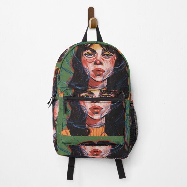 Item preview, Portrait of the girl with red lipstick designed and sold by aspacegirlart.