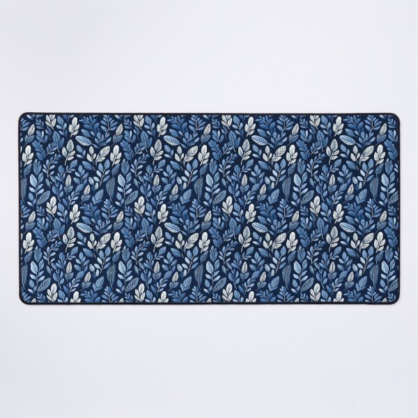 Item preview, Japanese Indigo Leaves In Shades Of Blue designed and sold by Michele Bergh.