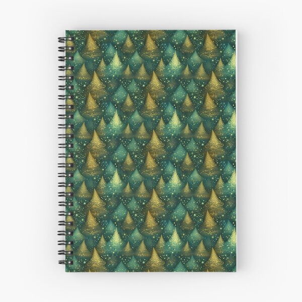Item preview, Golden Christmas forest - Christmas congratulations designed and sold by ThePandorrah.
