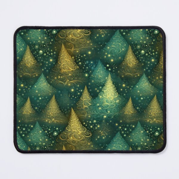 Item preview, Golden Christmas forest - Christmas congratulations designed and sold by ThePandorrah.
