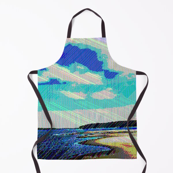 Item preview, Horizon's Embrace: Pixelated Beachscape designed and sold by bizarorin.