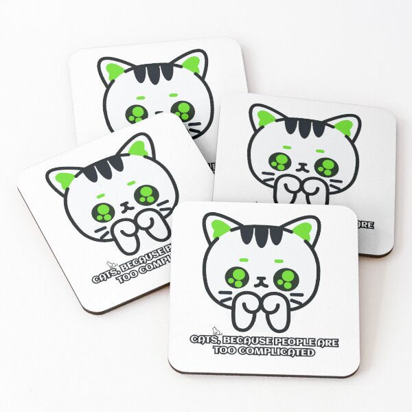 Item preview, cats lover quotes : Cats , because people are too complicated. designed and sold by Moh-nd-Eg.