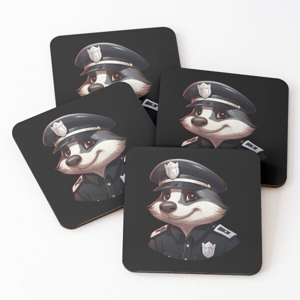 Item preview, Badger policewoman designed and sold by Soulskier.