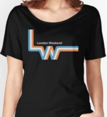 Retro LWT "ribbon" television logo Women's Relaxed Fit T-Shirt