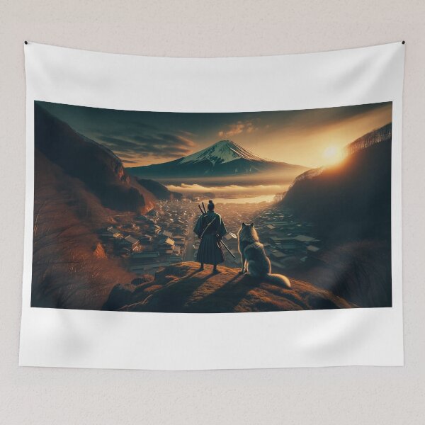 Item preview, Lone wolves overlooking designed and sold by MugenInk.