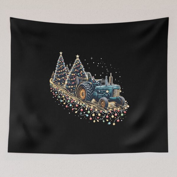 Item preview, Farm Tractor Merry Christmas Farmer Xmas Essential designed and sold by GalaxyGraffiti.