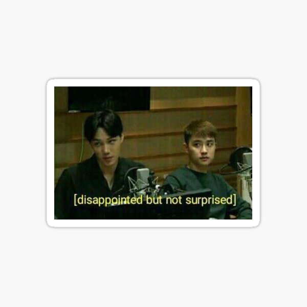 DISAPPOINTED KAISOO Sticker