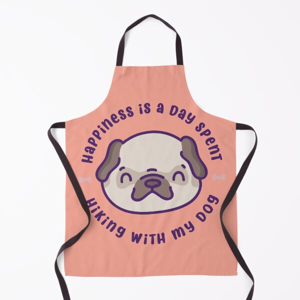 Item preview, Happiness is a day spent hiking with my dog designed and sold by Craftsanity.