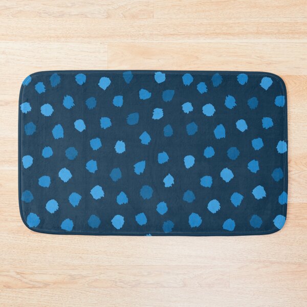 Item preview, Blue Preppy Brush Stroke Dotty Pattern designed and sold by OneThreeSix.