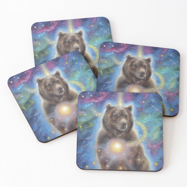 Item preview, Bear in galaxy 'Use your strength with wisdom' designed and sold by marjoleinkruijt.