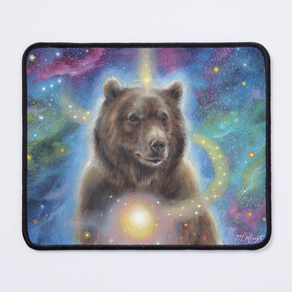 Item preview, Bear in galaxy 'Use your strength with wisdom' designed and sold by marjoleinkruijt.