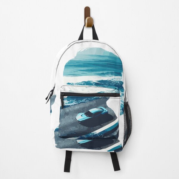 Item preview, Sea scenery and sports car double silouette designed and sold by tasilrio.