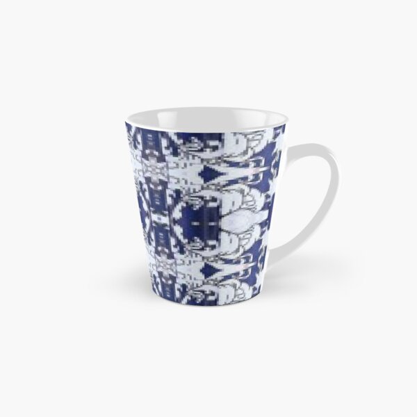 Cobalt blue, Pattern,tracery,weave,figure,structure,framework,composition,frame,texture Tall Mug