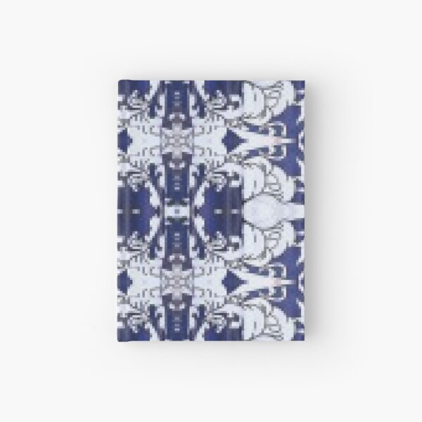 Cobalt blue, Pattern,tracery,weave,figure,structure,framework,composition,frame,texture Hardcover Journal