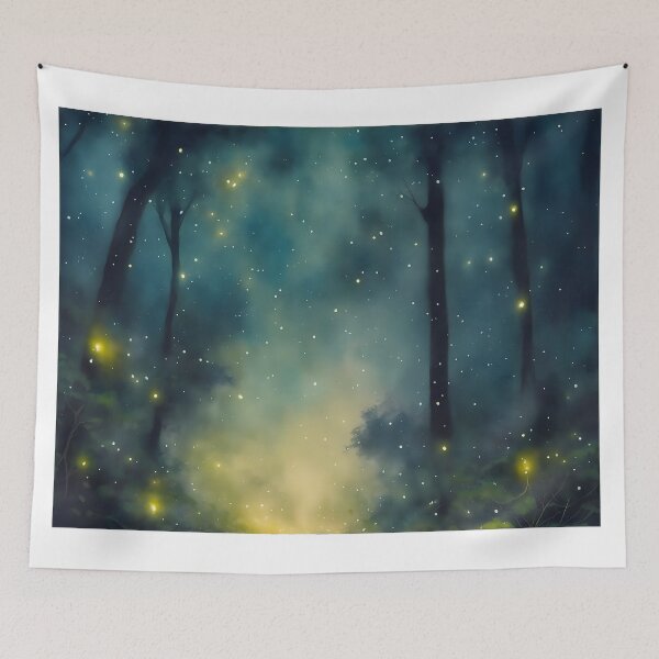 Item preview, Firefly in the jungle at night designed and sold by AP.