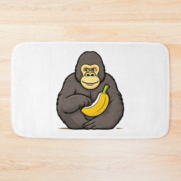 Item preview, Gorilla and his banana designed and sold by KandaShopTH.