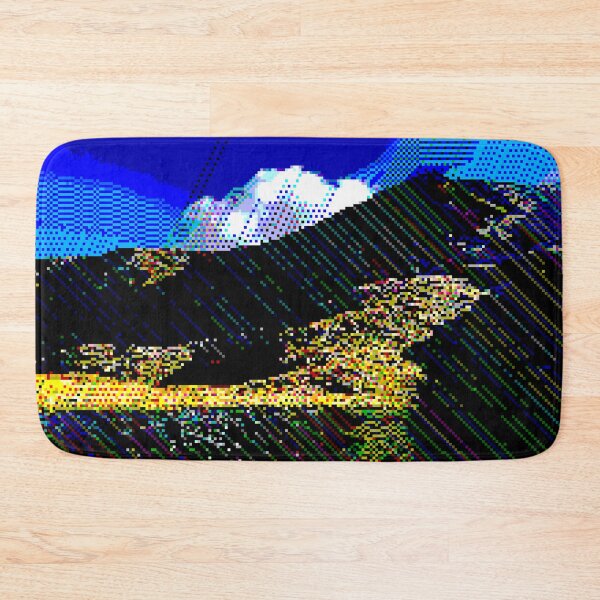 Item preview, Pixelated Majesty: Moldoveanu's Neon Horizon designed and sold by bizarorin.