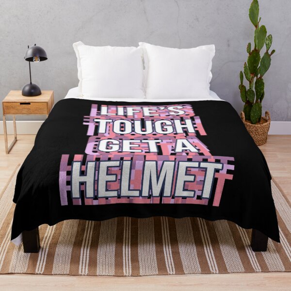 Item preview, Life's Tough Get a Helmet designed and sold by MOONINSPIRATION.