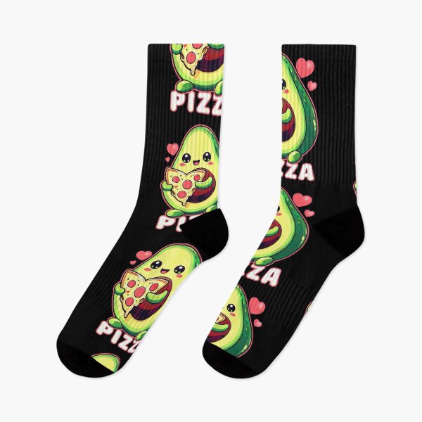 Item preview, A cute sweet avocado eating pizza designed and sold by Lukasz Kobylka.