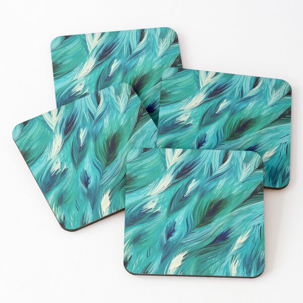 Item preview, Oceanic Ebb & Flow: Mesmerizing Aqua Brushstrokes of Nature's Rhythms designed and sold by 21 Tulips.