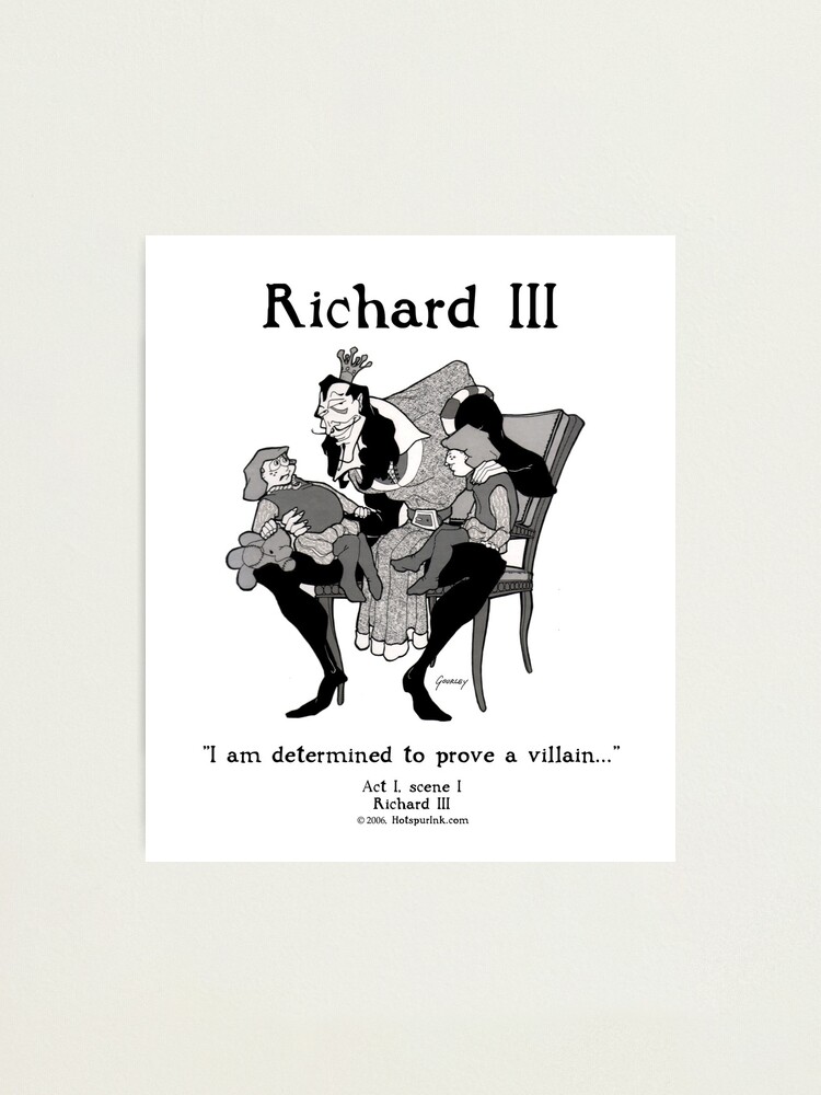 Photographic Print, RICHARD III designed and sold by Matt Gourley