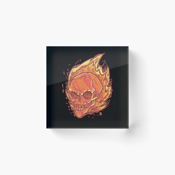 Item preview, fire Skull designed and sold by Ronald Segovia.