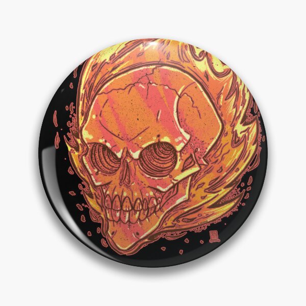 Item preview, fire Skull designed and sold by Ronald Segovia.