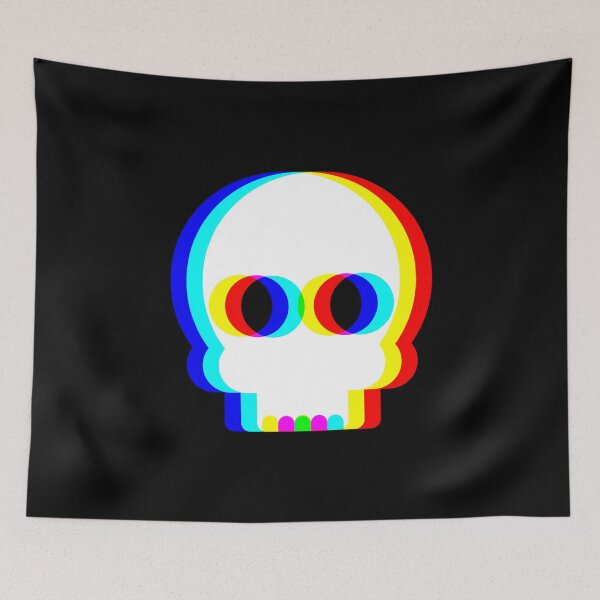 Item preview, Funny Skull Trippy Vaporwave Techno Rave EDM Halloween Music designed and sold by wingstar.