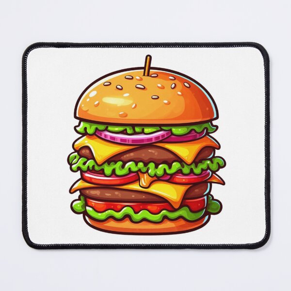 Item preview, cute bun burger designed and sold by Touchdao.