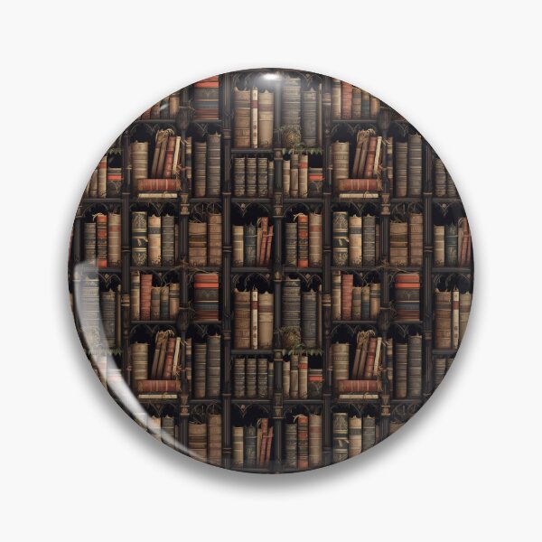 Item preview, Illustration of Gothic Books on a Bookshelf designed and sold by Michele Bergh.