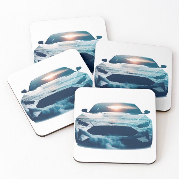 Item preview, Double Silhouette of the Sea and Sports Car designed and sold by tasilrio.