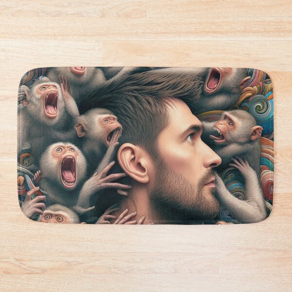 Item preview, Monkeys bite me designed and sold by marccelusshop.