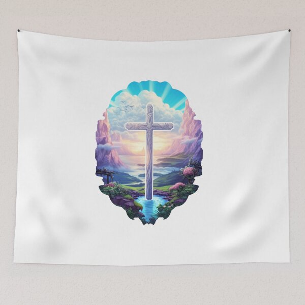 Item preview, Cross with flowers and kingdom (3) designed and sold by Seelenretter.