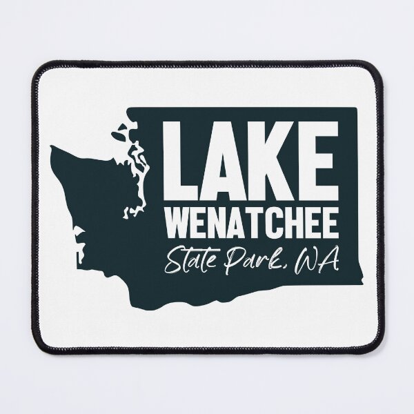Item preview, Lake Wenatchee State Park Washington Map designed and sold by bivenart.