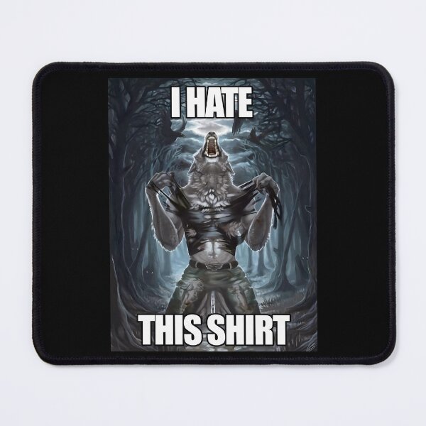 Item preview, Funny Wolf Ripping Shirt Hate This Meme designed and sold by fomodesigns.