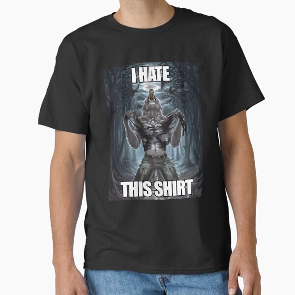 Item preview, Funny Wolf Ripping Shirt Hate This Meme designed and sold by fomodesigns.