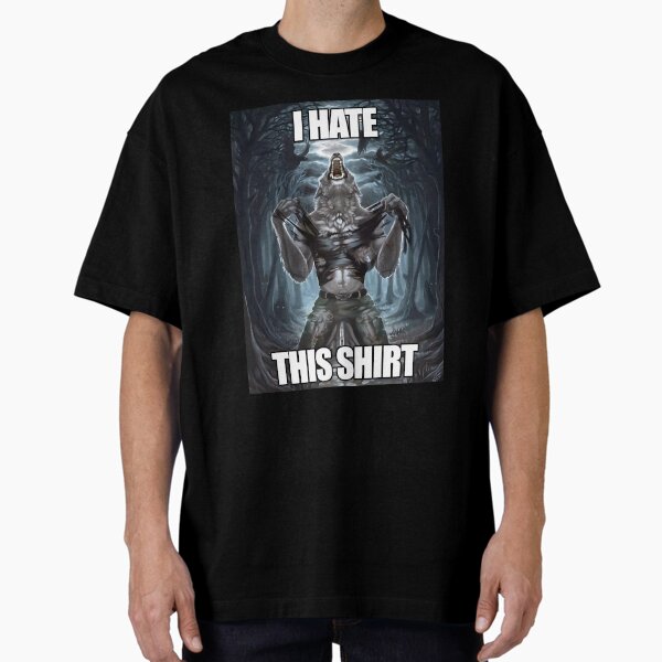 Item preview, Funny Wolf Ripping Shirt Hate This Meme designed and sold by fomodesigns.